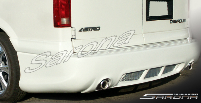 Custom GMC Safari  Mini Van Rear Bumper (1985 - 2005) - $650.00 (Part #GM-024-RB)